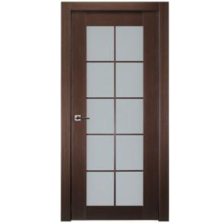10 Lite French Door Vetro Wenge Interior door slab