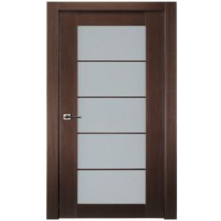 5 Lite French Door Vetro Wenge Interior door slab