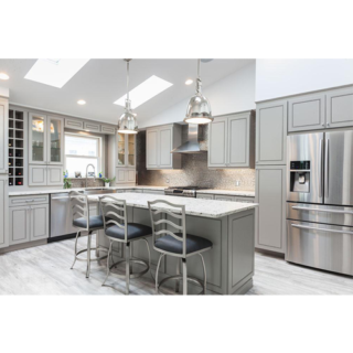 J&K Cabinetry K3 – Greige Maple