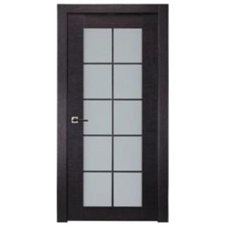 Avanti 10 Lite Vetro Black Apricot Interior door slab