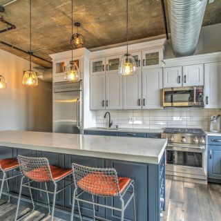 Echelon Cabinetry newest enamel paint finish Baltic!