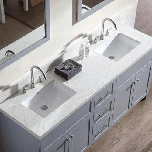 Quartz Bathroom Vanity Tops With Sink – Everything Bathroom