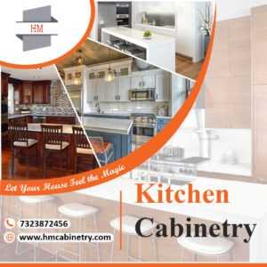 Glossy kitchen cabinetry