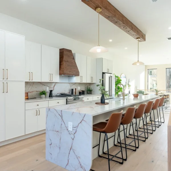 white and wood kitchen makeover cabinets in new jersey